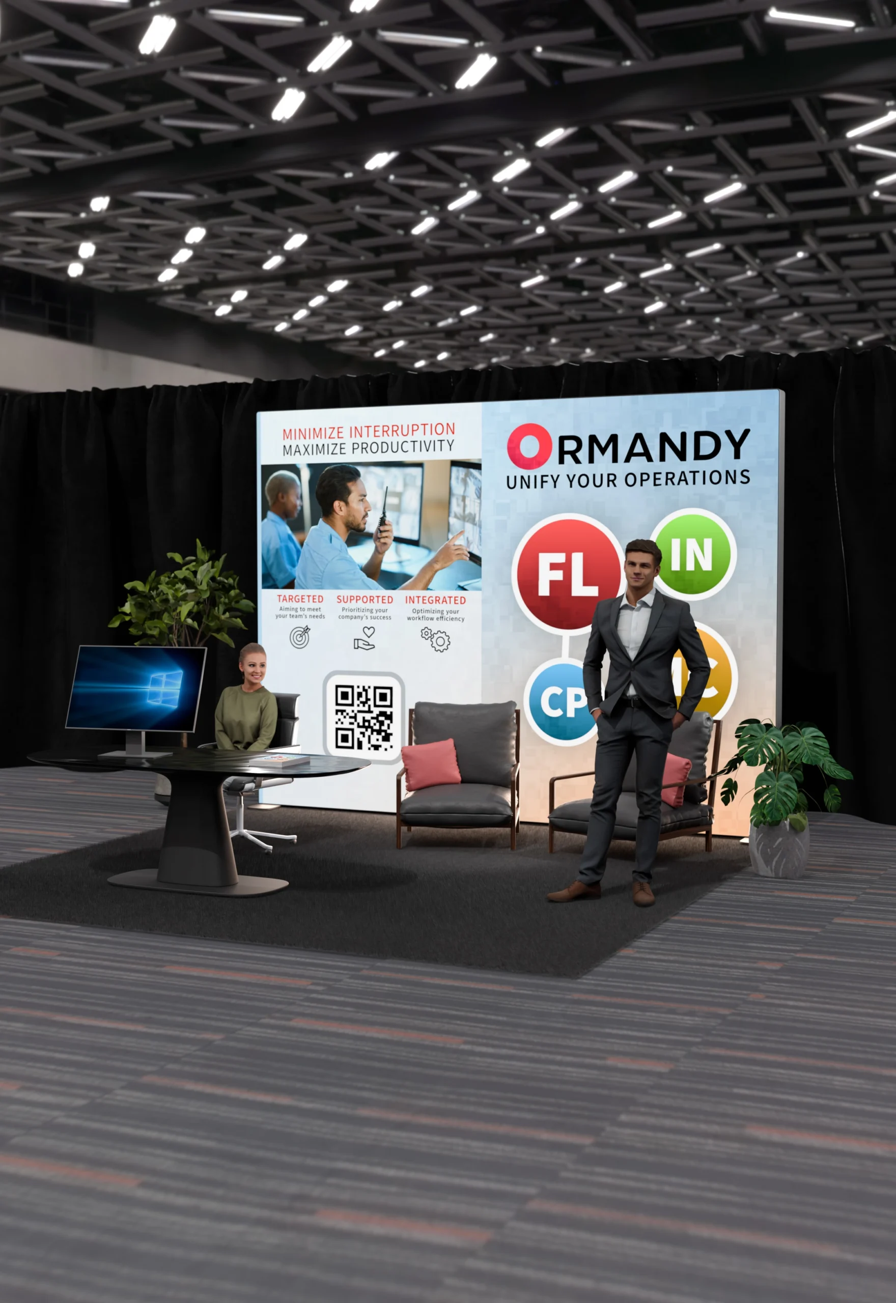 Blender Booth Visual