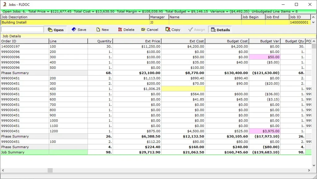 Ormandy FrontLine Jobs Window
